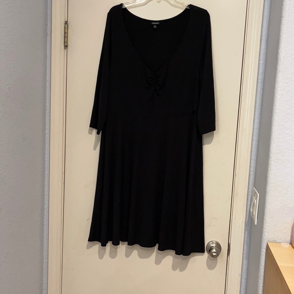 Torrid size 2 three quarter sleeve dress